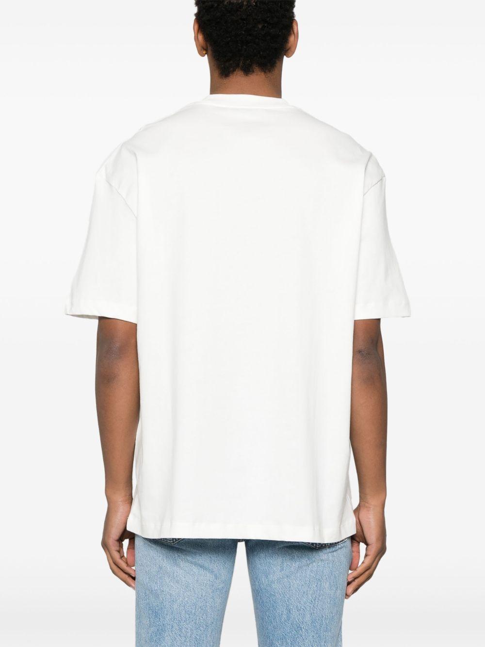 Small Mask Print T-shirt NUS25251 081 OFF WHITE IH NOM UH NIT