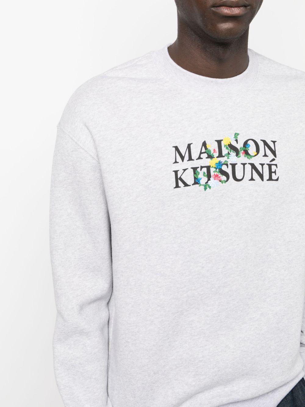 LM00308KM0307 H120 LIGHT GREY MELANGE MAISON KITSUNE