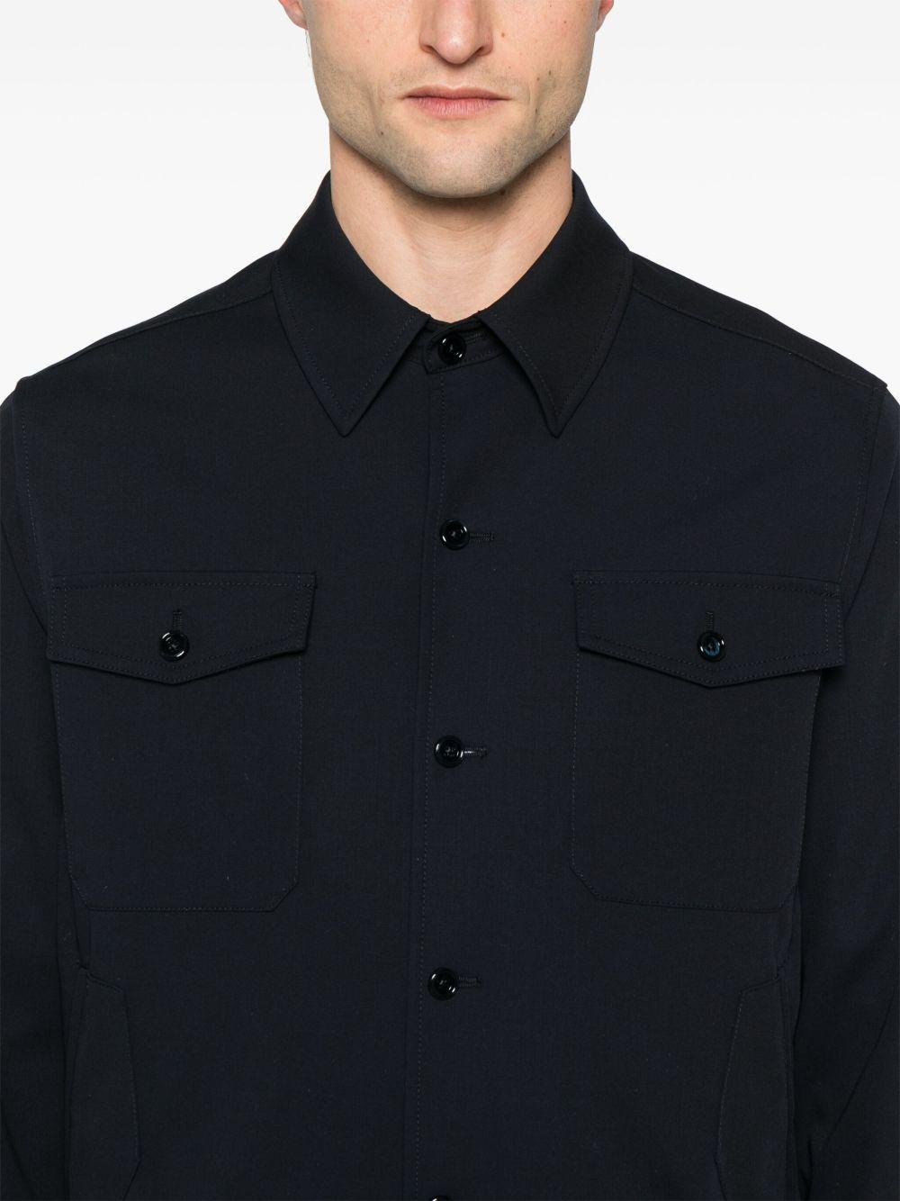 Giacca camicia in lana ESHONORESIF64422 850 LARDINI