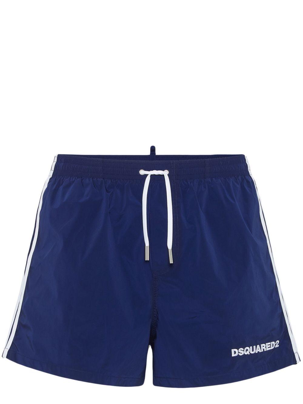 Swim boxer midi D7B646140 417 NAVY BLUE DSQUARED2