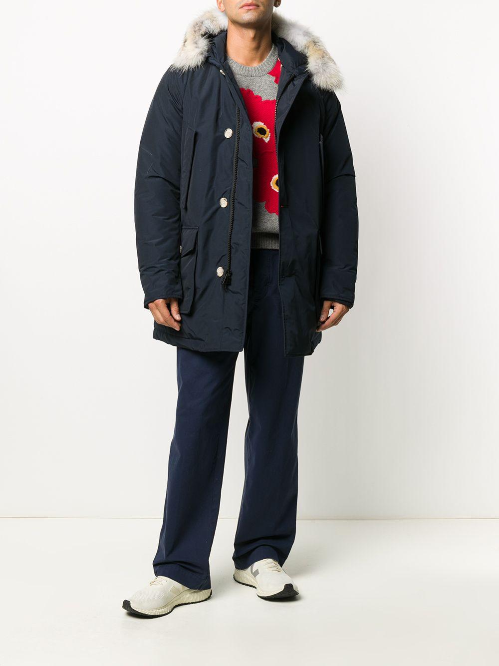 WOOU0270MRUT0108. MLB MELTON BLUE WOOLRICH