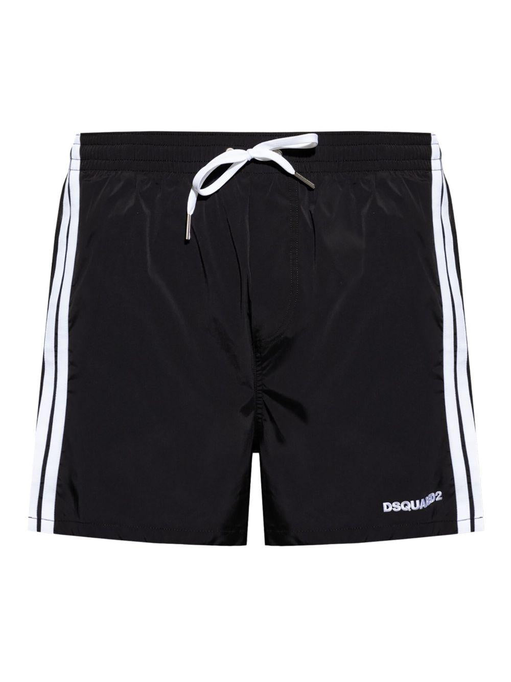 Swim boxer midi D7B646140 001 BLACK DSQUARED2