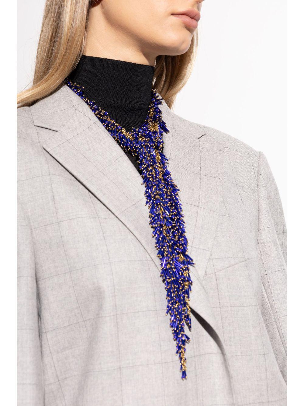 NECKLW242307 504 BLUE DRIES VAN NOTEN