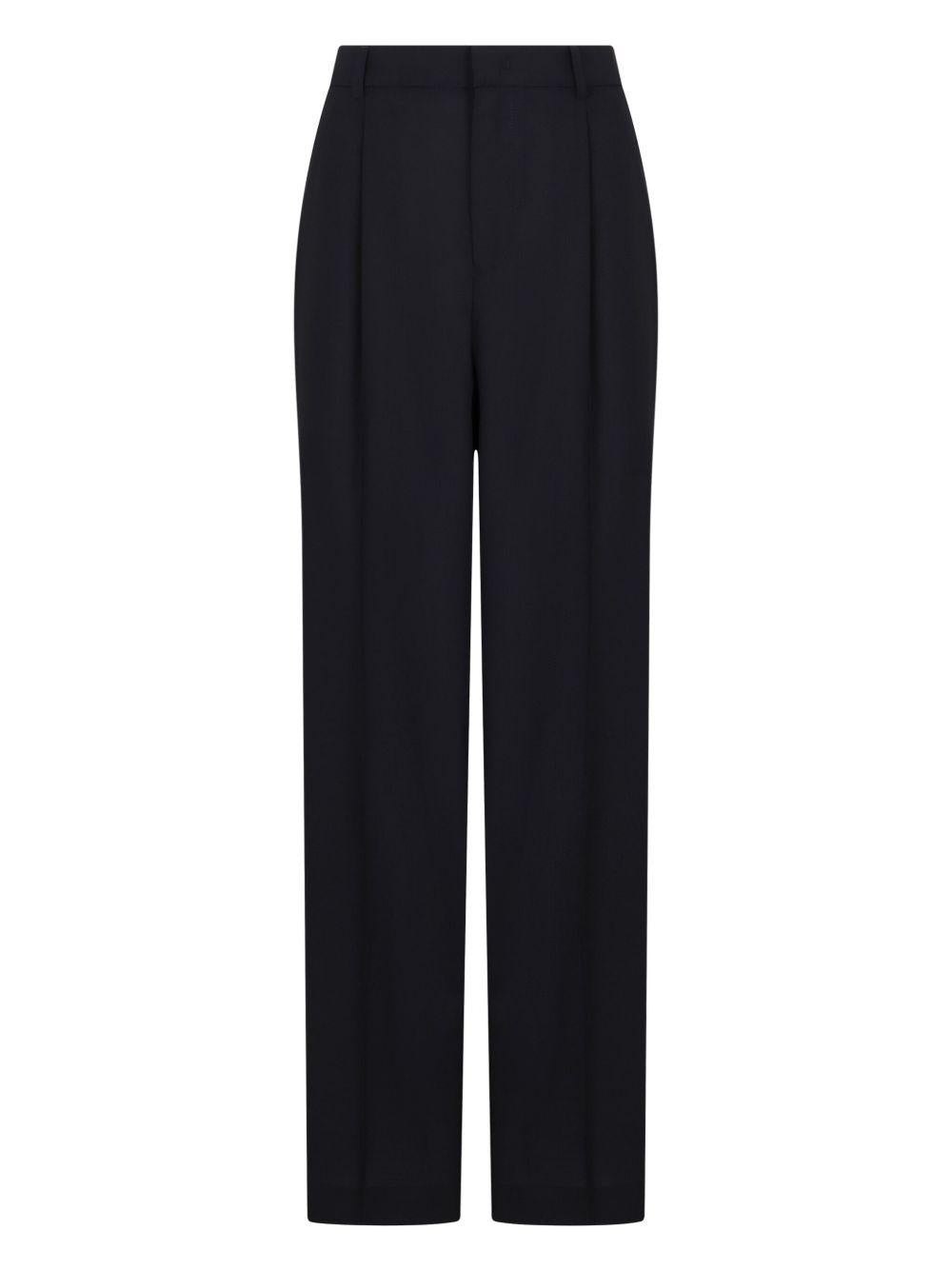 Pleat-detail trousers CDVSLLZ00STDZI56 0370 BLUE PT TORINO