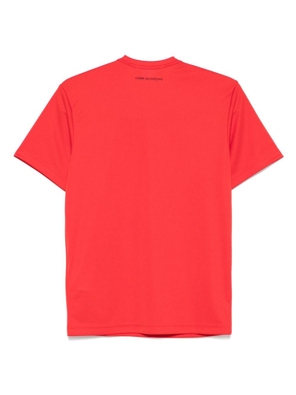 Red T-shirt GOT005S25 1 RED BLACK COMME DES GARCONS