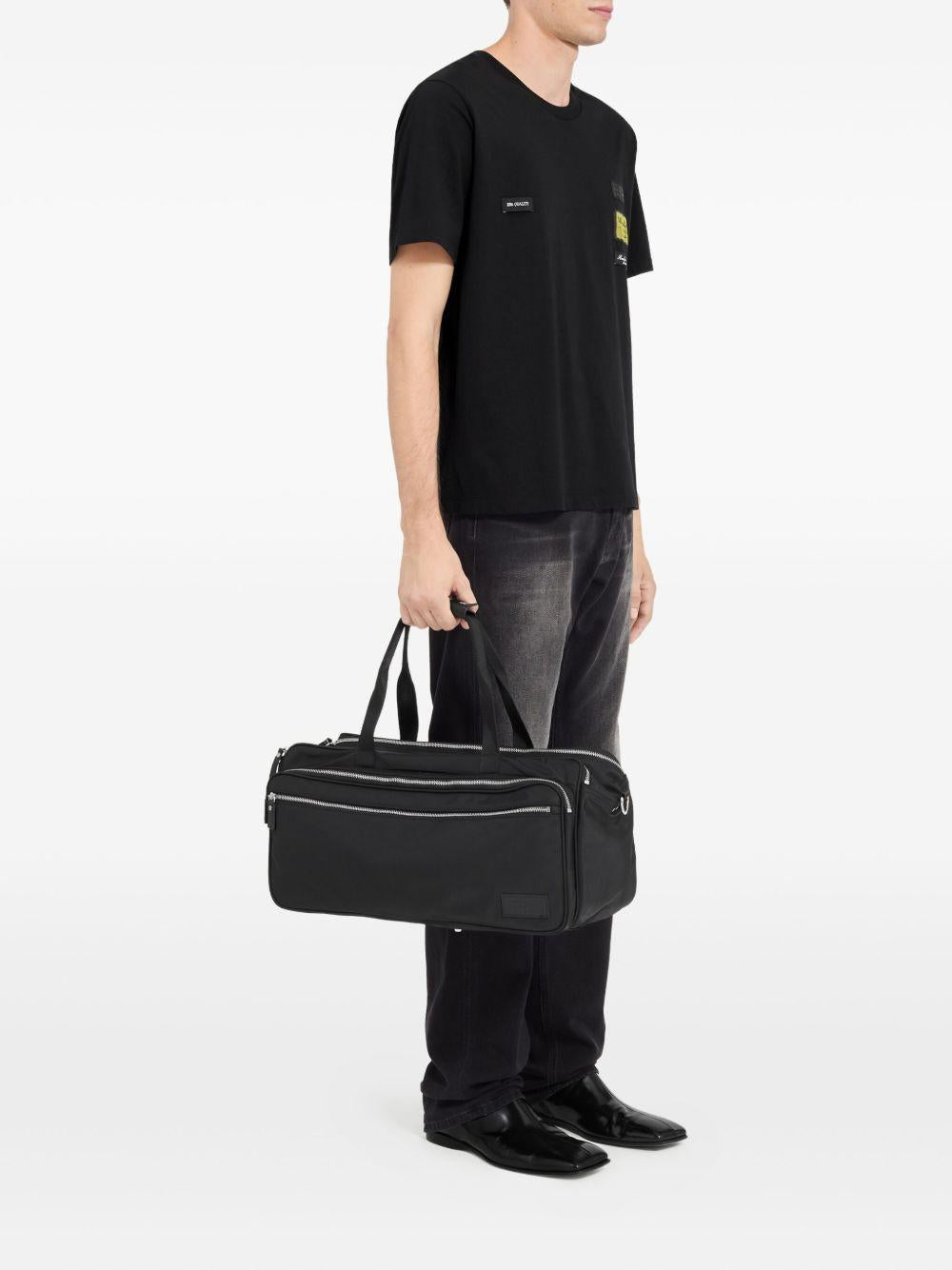 T-shirt con etichette esterne SH0GC0069S24311 900 MM6 MAISON MARGIELA