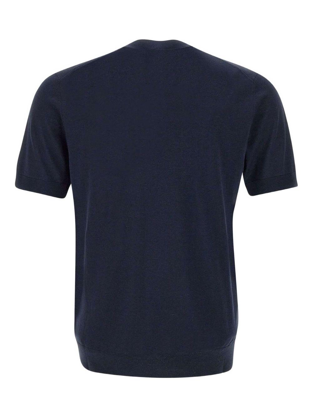 T-shirt in maglia di seta e cotone A010F200 6685 PAOLO PECORA