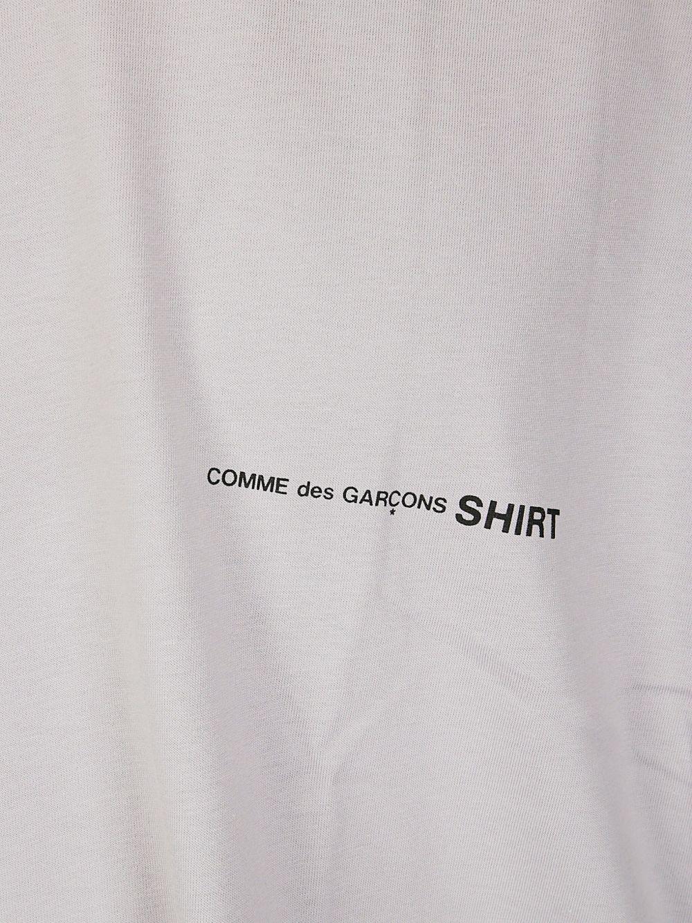 Men's Logo T-Shirt FOT023S25 2 GREY COMME DES GARCONS SHIRT