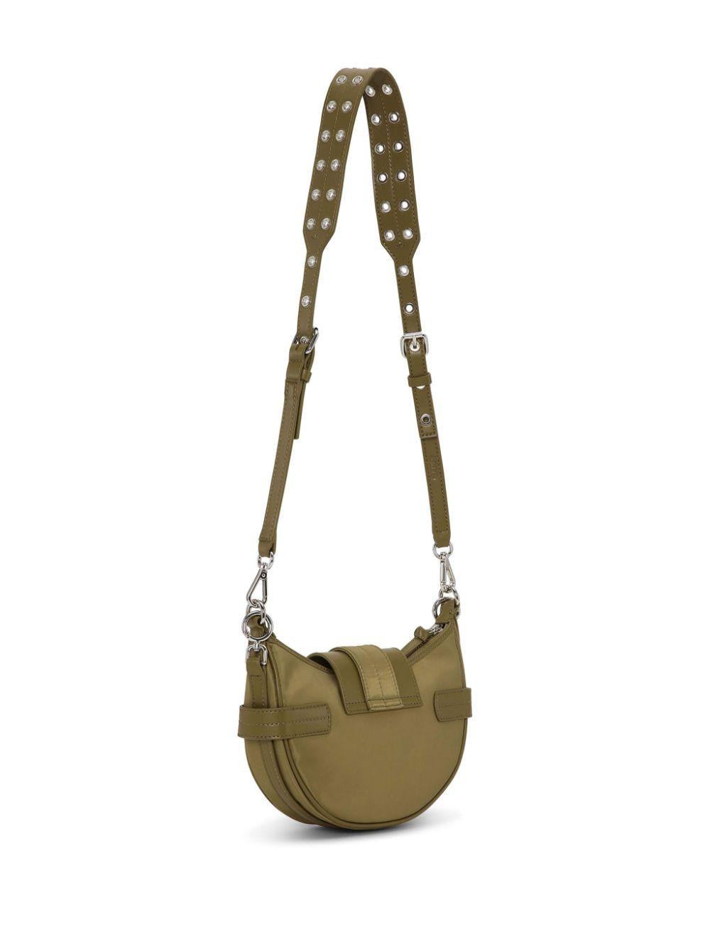Olive Small Bucky Crossbody Bag A6363 838 MILITARY OLIVE GANNI