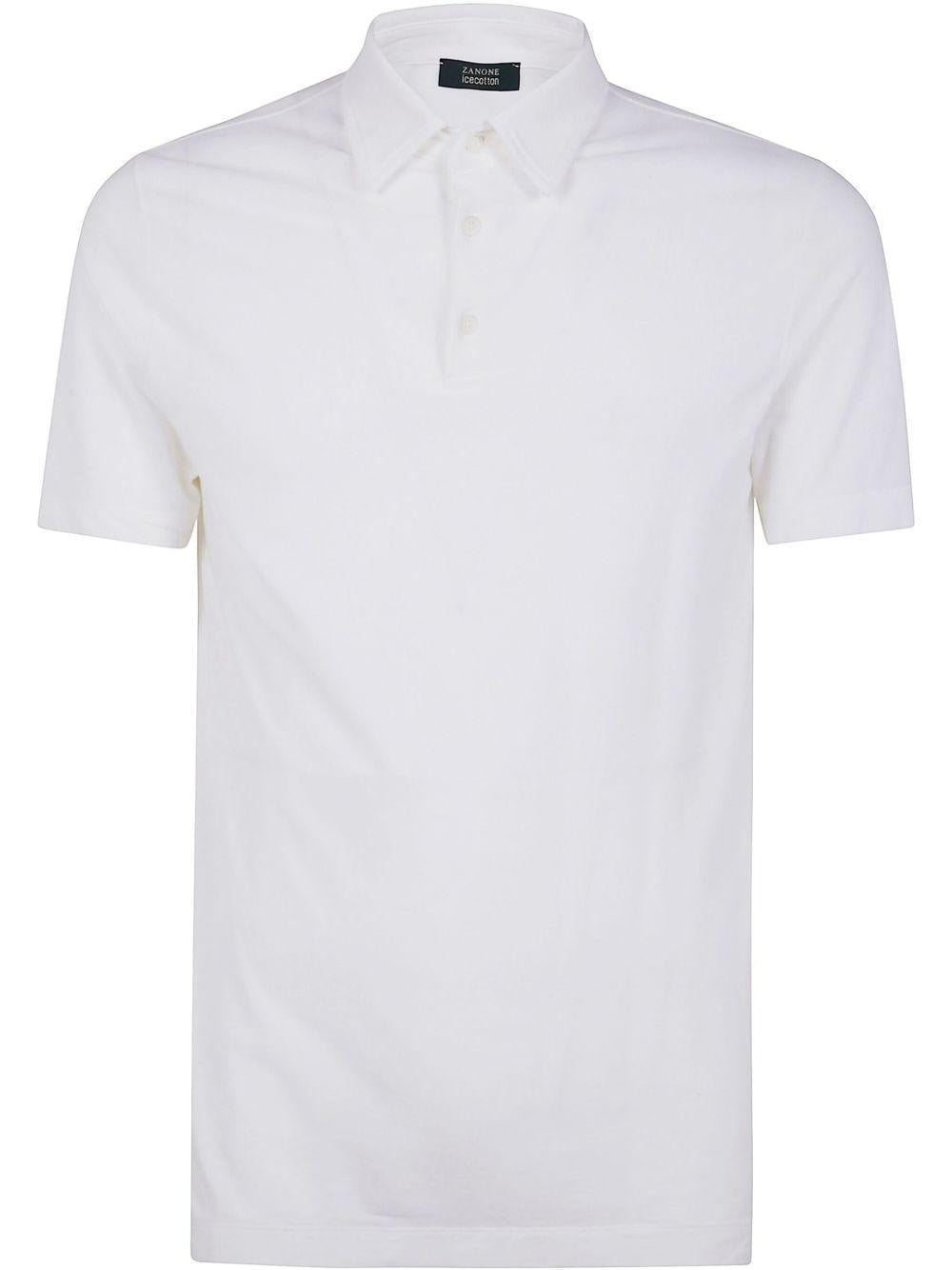 Polo bianca 815109ZG380 Z0001 ZANONE