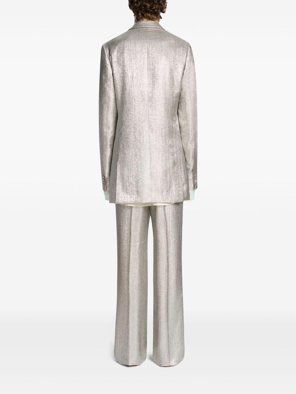 Pantalone dritti in viscosa 2510209141060 952 SILVER DRIES VAN NOTEN