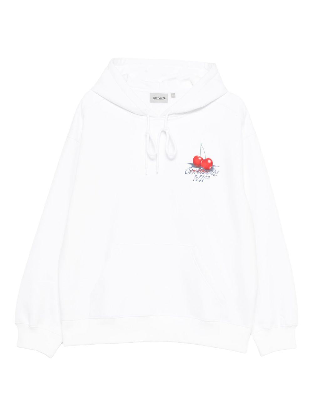 Hooded Jake Garcia Sweatshirt I035191 02XX WHITE CARHARTT WIP