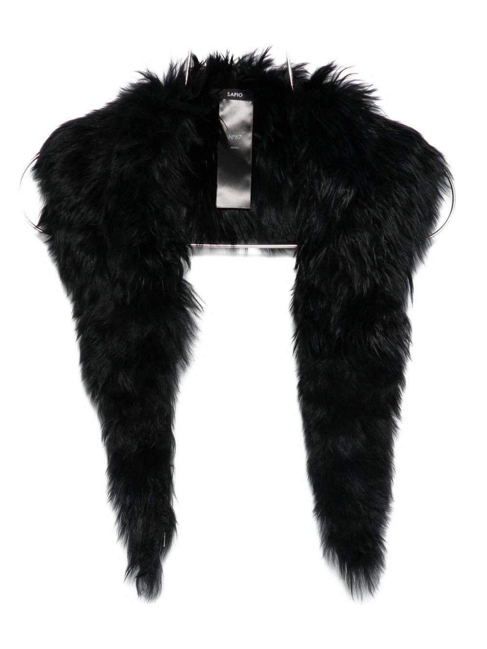 Copri Rever N°68 Alpaca Nero FW25N68 ALPACA NERO SAPIO