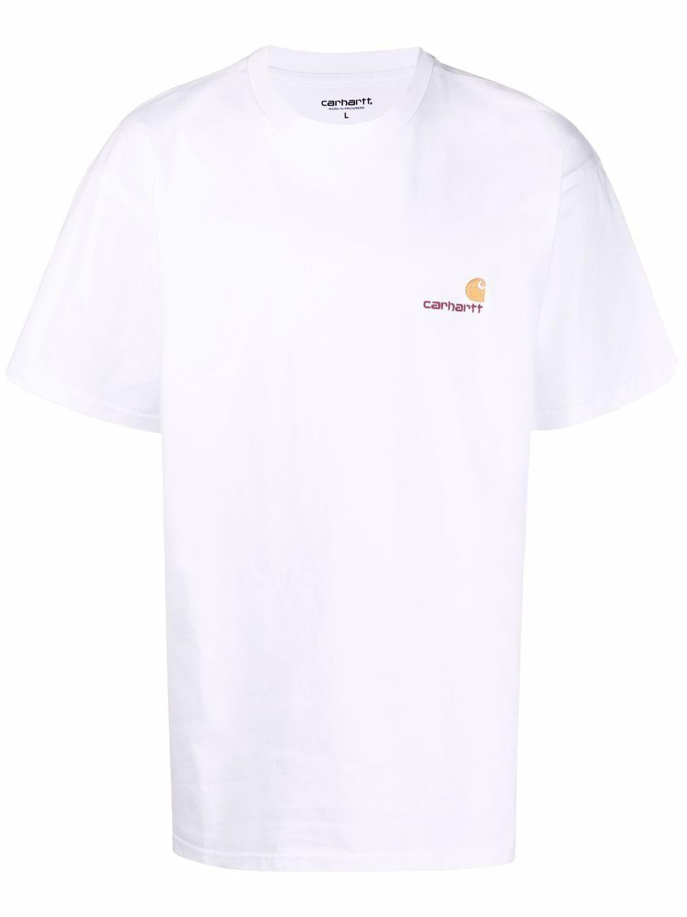 T-Shirt American Script In Cotone I029956 02XX WHITE CARHARTT WIP