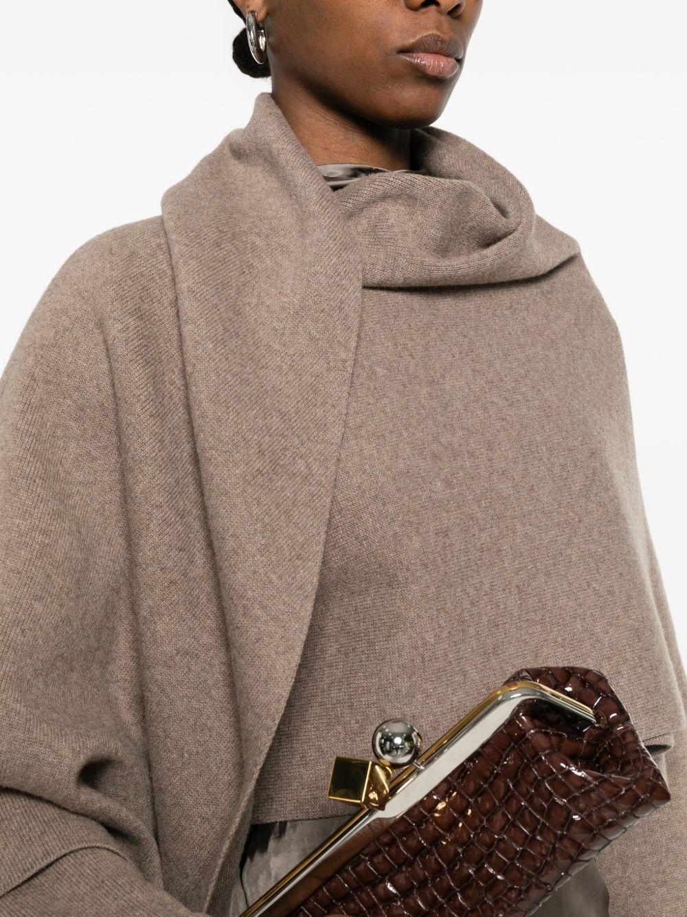 Poncho Sweater 299426 BEIGE MAGDA BUTRYM
