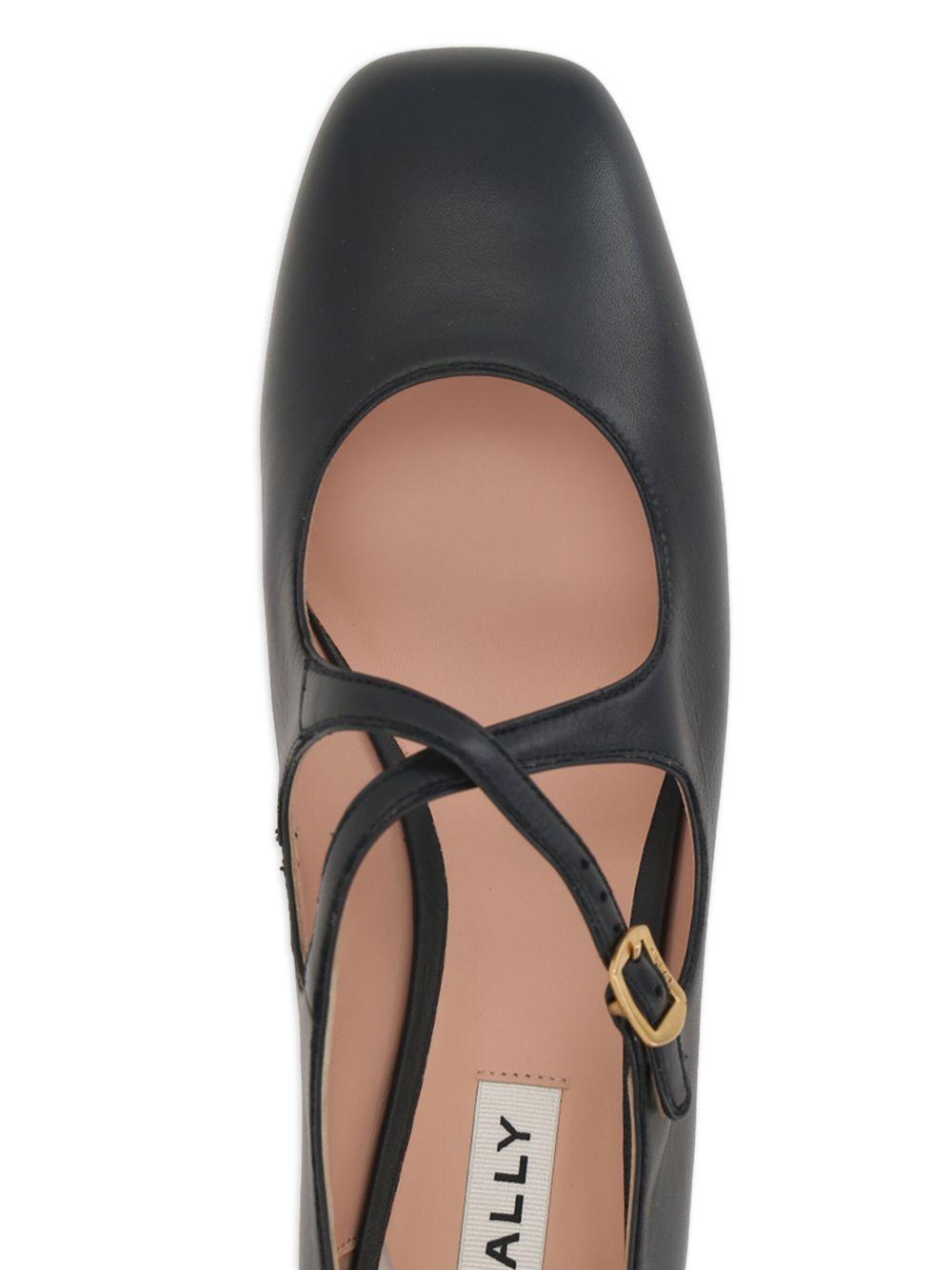 Ballerina Ballyrina In Pelle Nera WA051BNA051 U901E BLACK BALLY