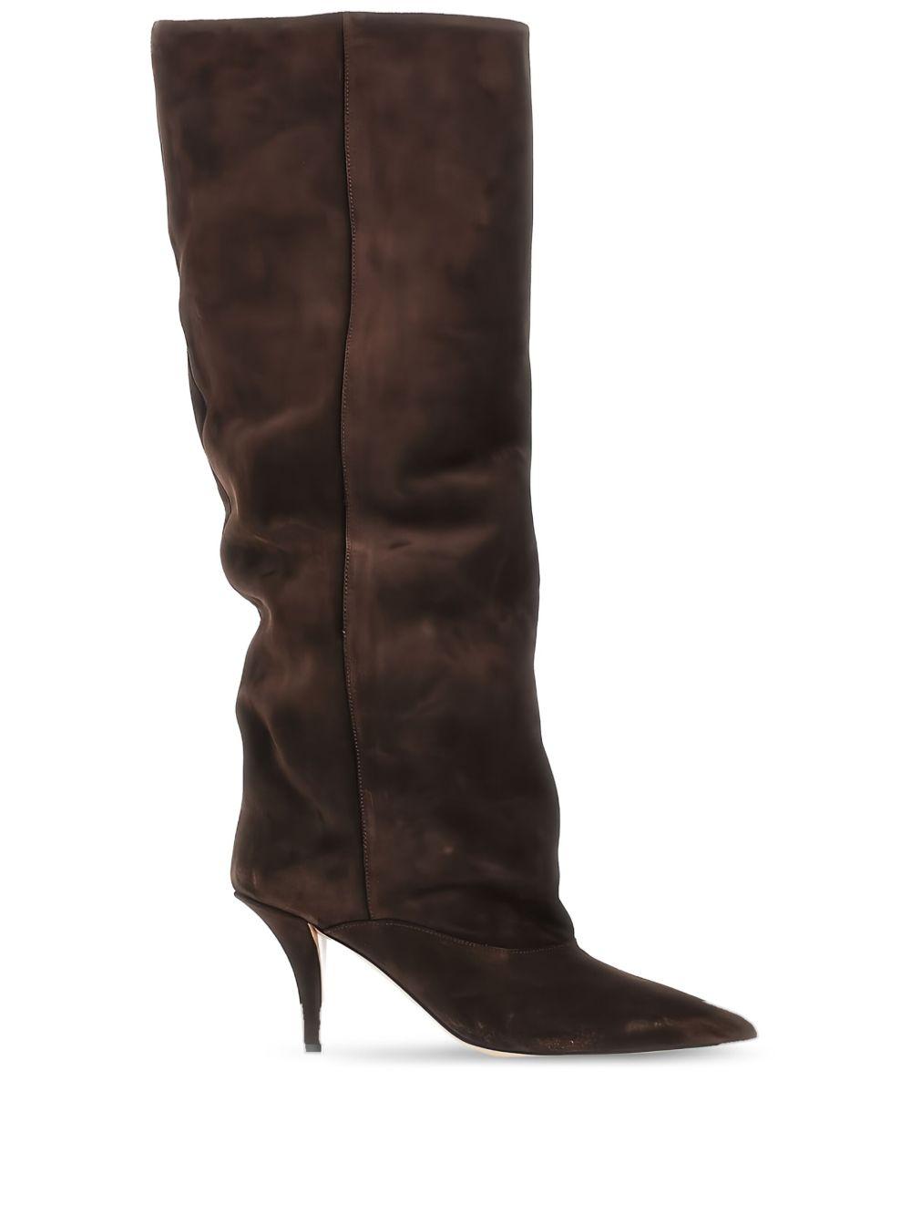 Ines Reverse Midcalf Boot 75 PX1685XV0SN CIOCCOLATO PARIS TEXAS