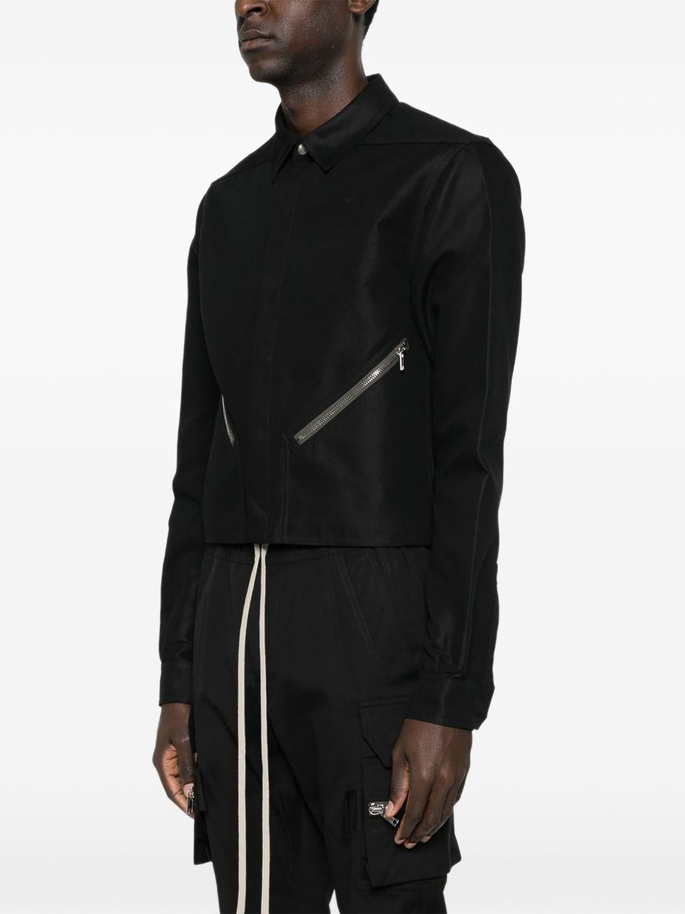 Tour Alice Shirt RU01F2742CDU 09 BLACK RICK OWENS