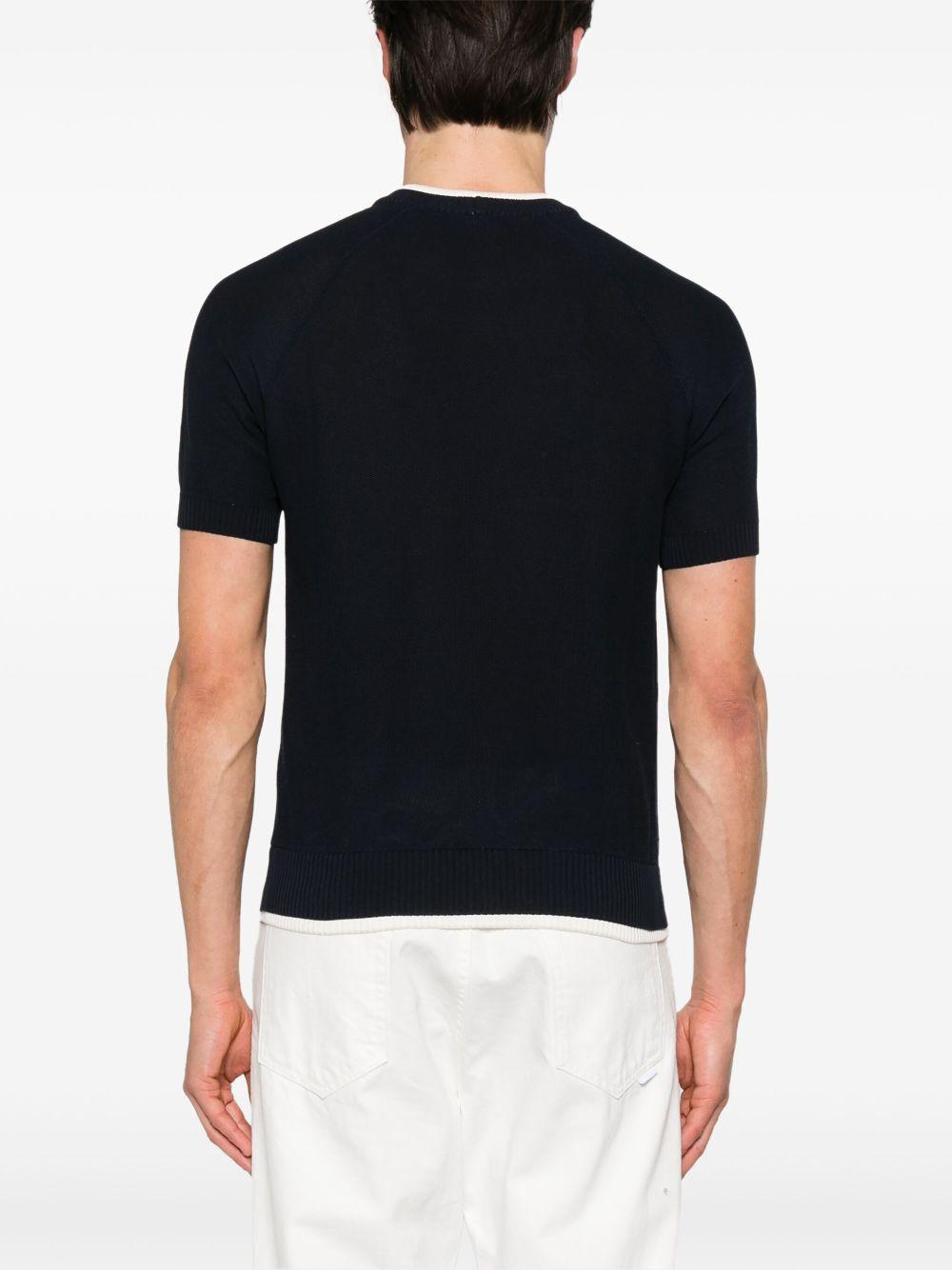 T-shirt con design a strati K76MAGK59MAG0K025 110102 BLUE ELEVENTY