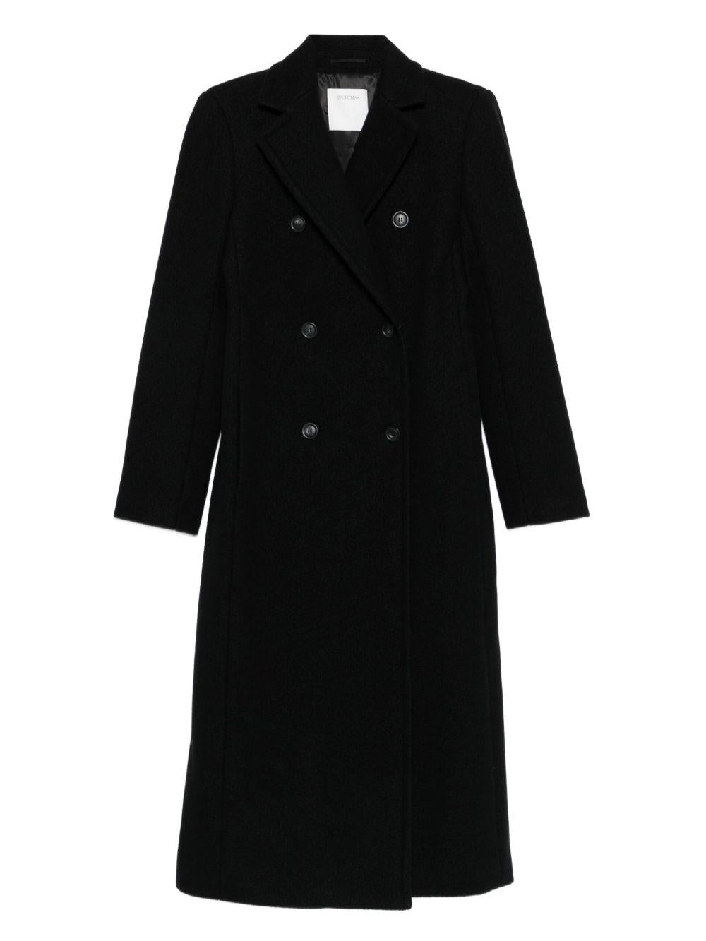 Cappotto doppiopetto - Nero COMUNEMM10605 004 NERO SPORTMAX