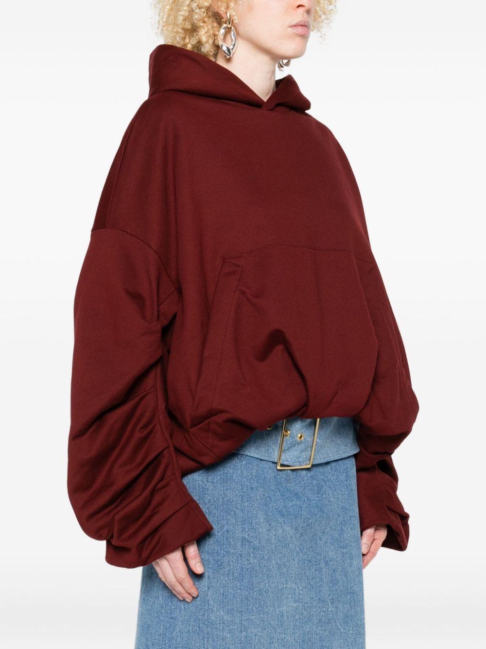 Draped Hoodie HANNETTBIS2611 374 RUBY DRIES VAN NOTEN