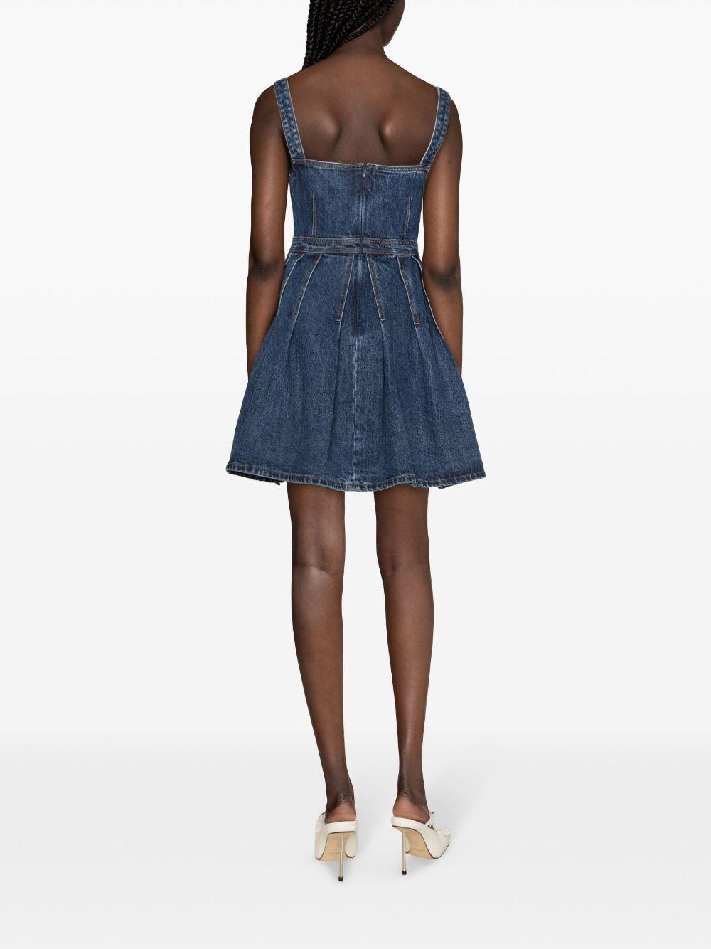 SS24804SBL MID BLUE SELF-PORTRAIT