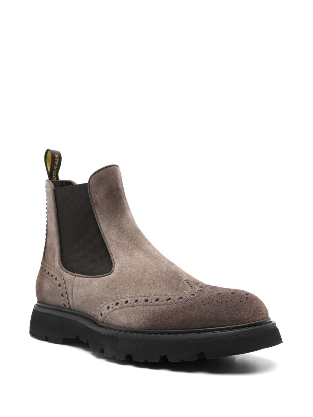 Stivaletto coda di rondine in suede espresso DU3110GOTNUF024NM39 ESPRESSO DOUCAL`S