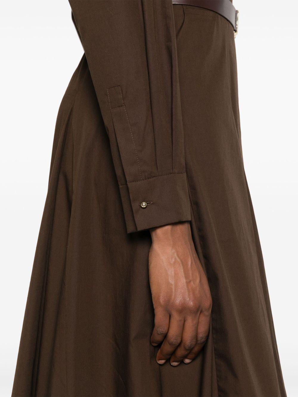 Abito midi in cotone DANCINGMM10155 065 CAFFE MAX MARA STUDIO