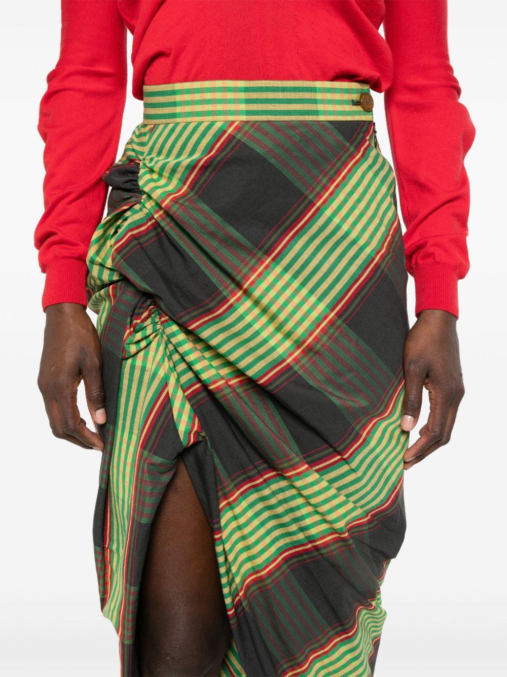 1K01001AW00RP COMBAT TARTAN VIVIENNE WESTWOOD