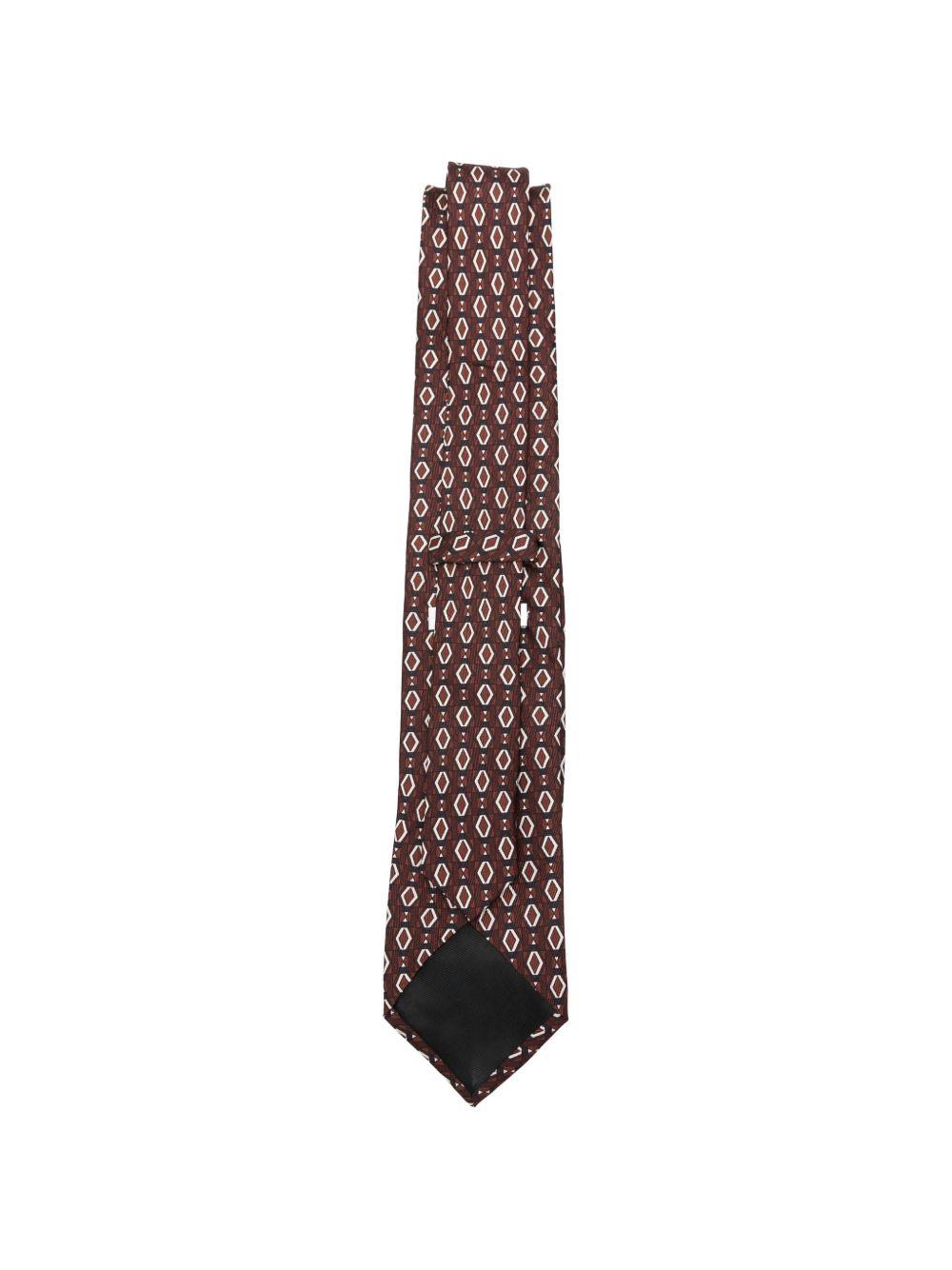 Cravatta con motivo geometrico PACRC7PA66109 450 LARDINI