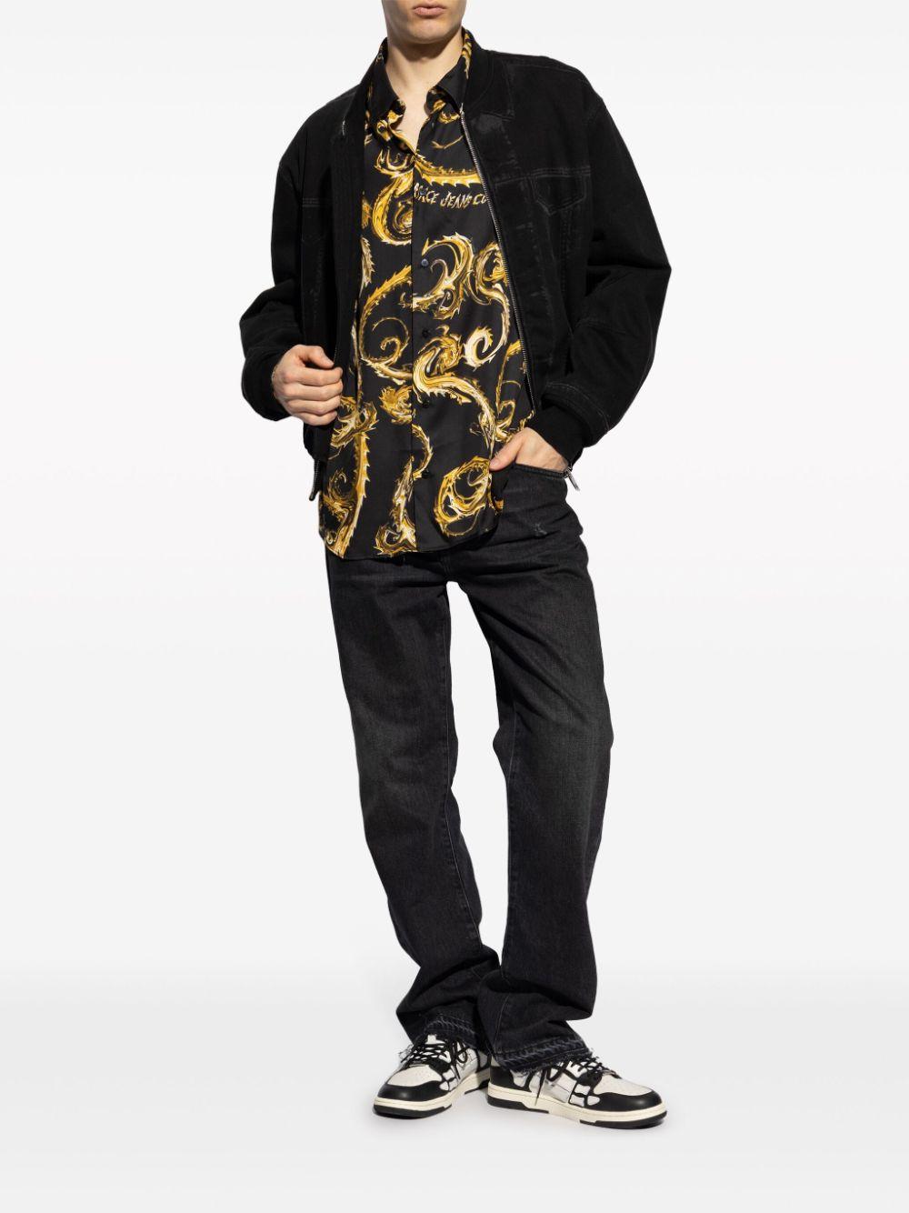 77GAL2R0NS508 G89 BLACK GOLD VERSACE JEANS COUTURE