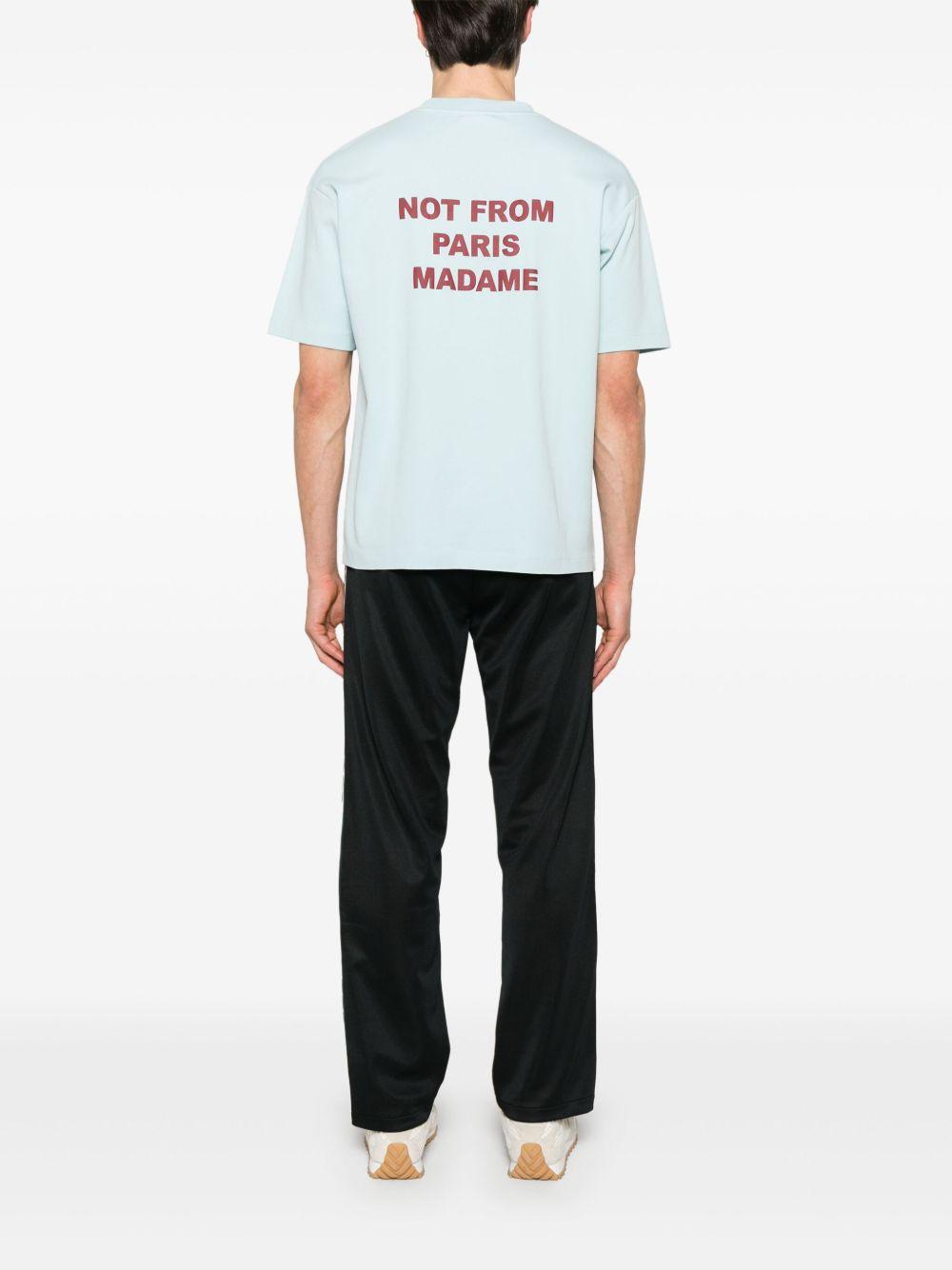 Le T-Shirt Slogan GTS203CO002 LIGHT BLUE DROLE DE MONSIEUR