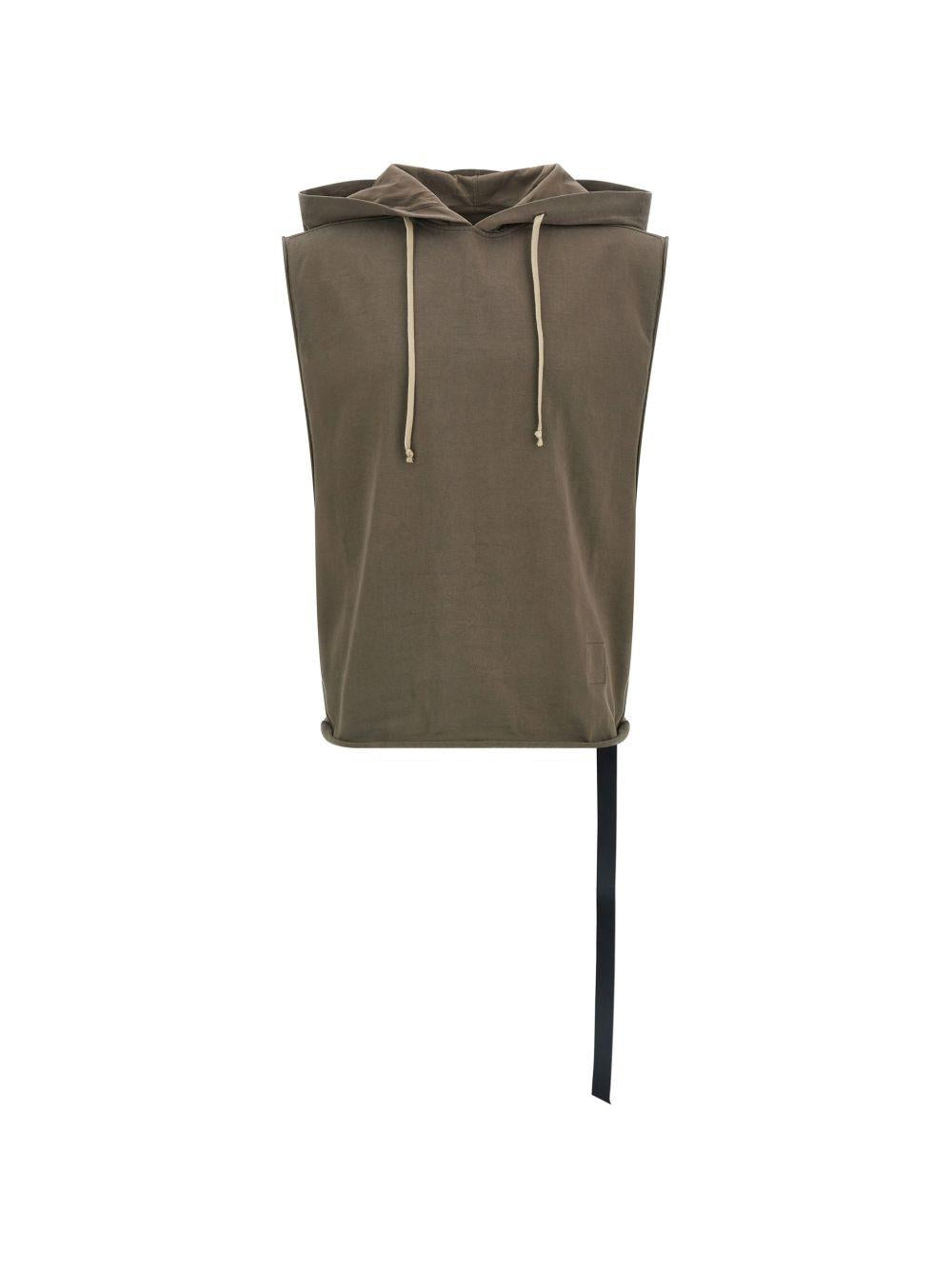 Gilet in jersey di cotone DU01F4165RIGP 34 DUST RICK OWENS DRKSHDW