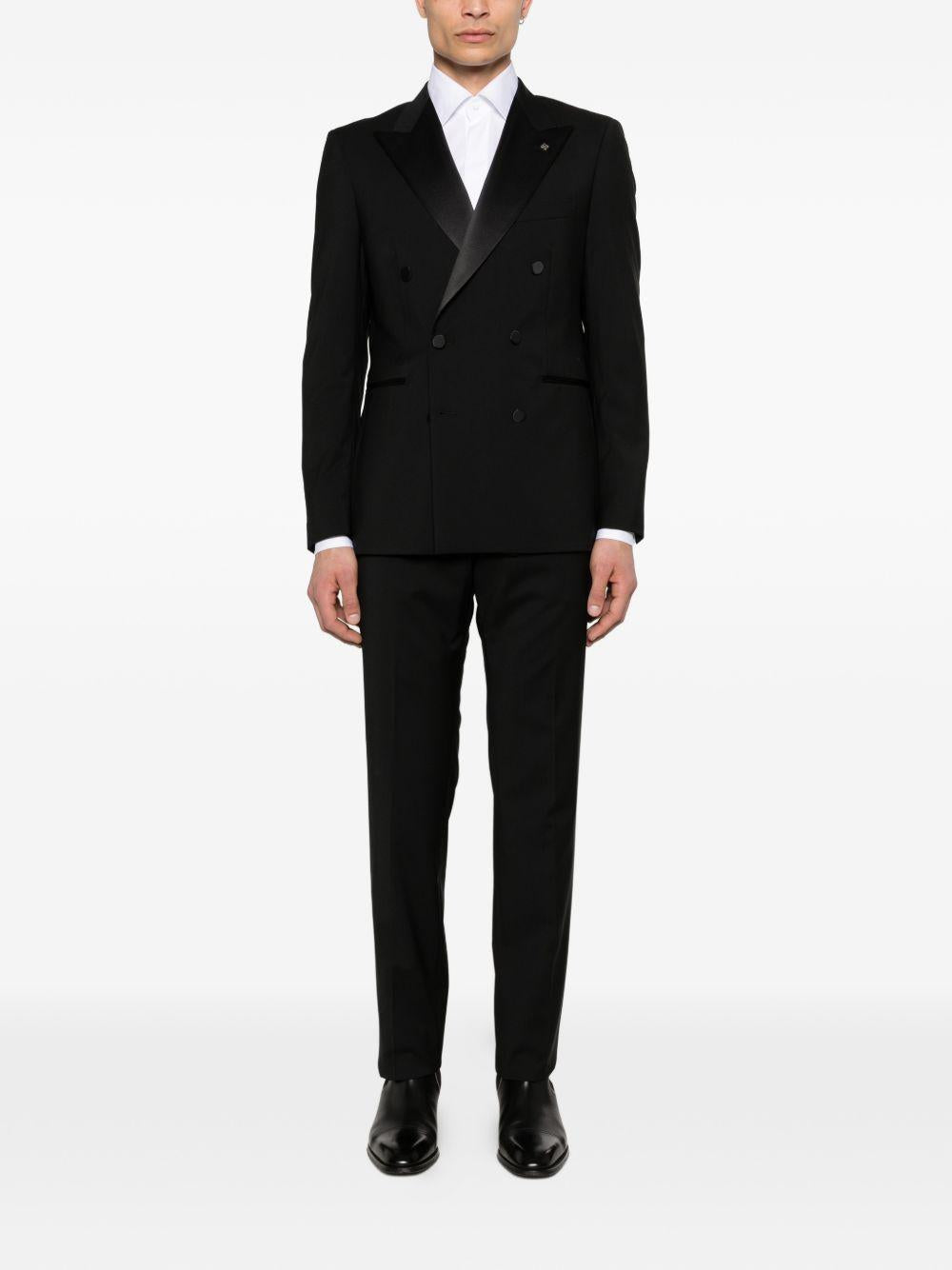 Smoking Doppiopetto Bruce SFBR10A01LIS060070 N5091 NERO TAGLIATORE