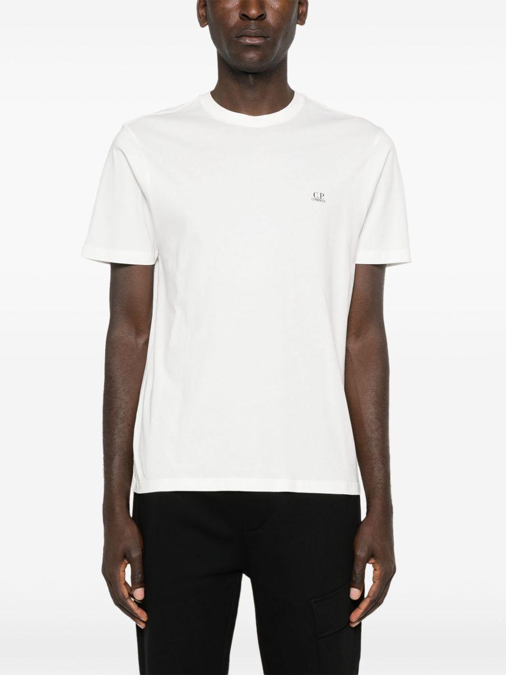 30/1 Jersey Back Goggle T-Shirt 18CMTS030A005100W 103 GAUZE WHITE CP COMPANY