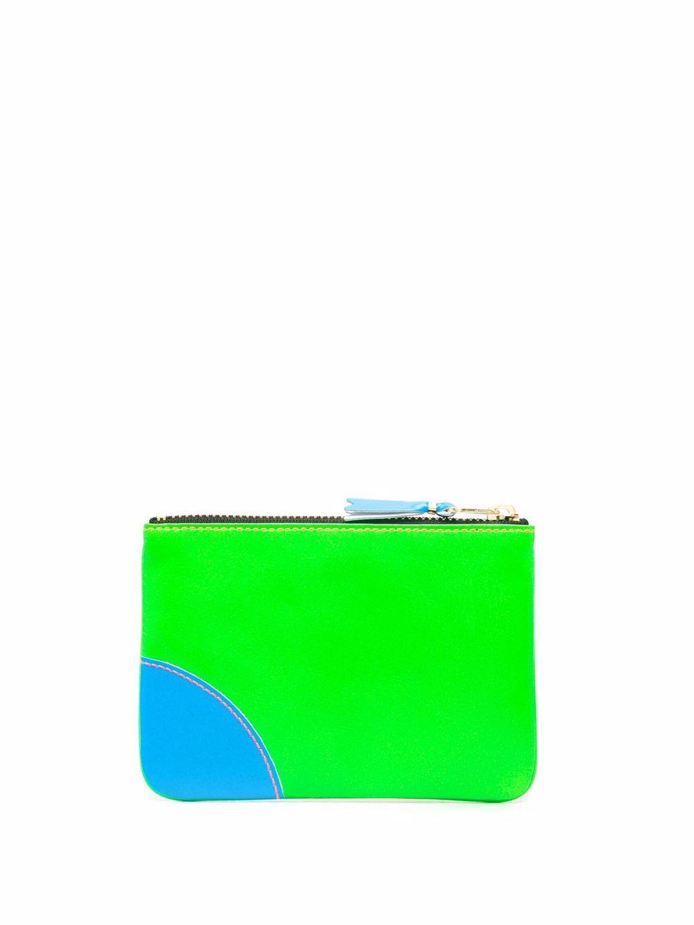 SA8100SF GREEN ORANGE COMME DES GARCONS WALLET