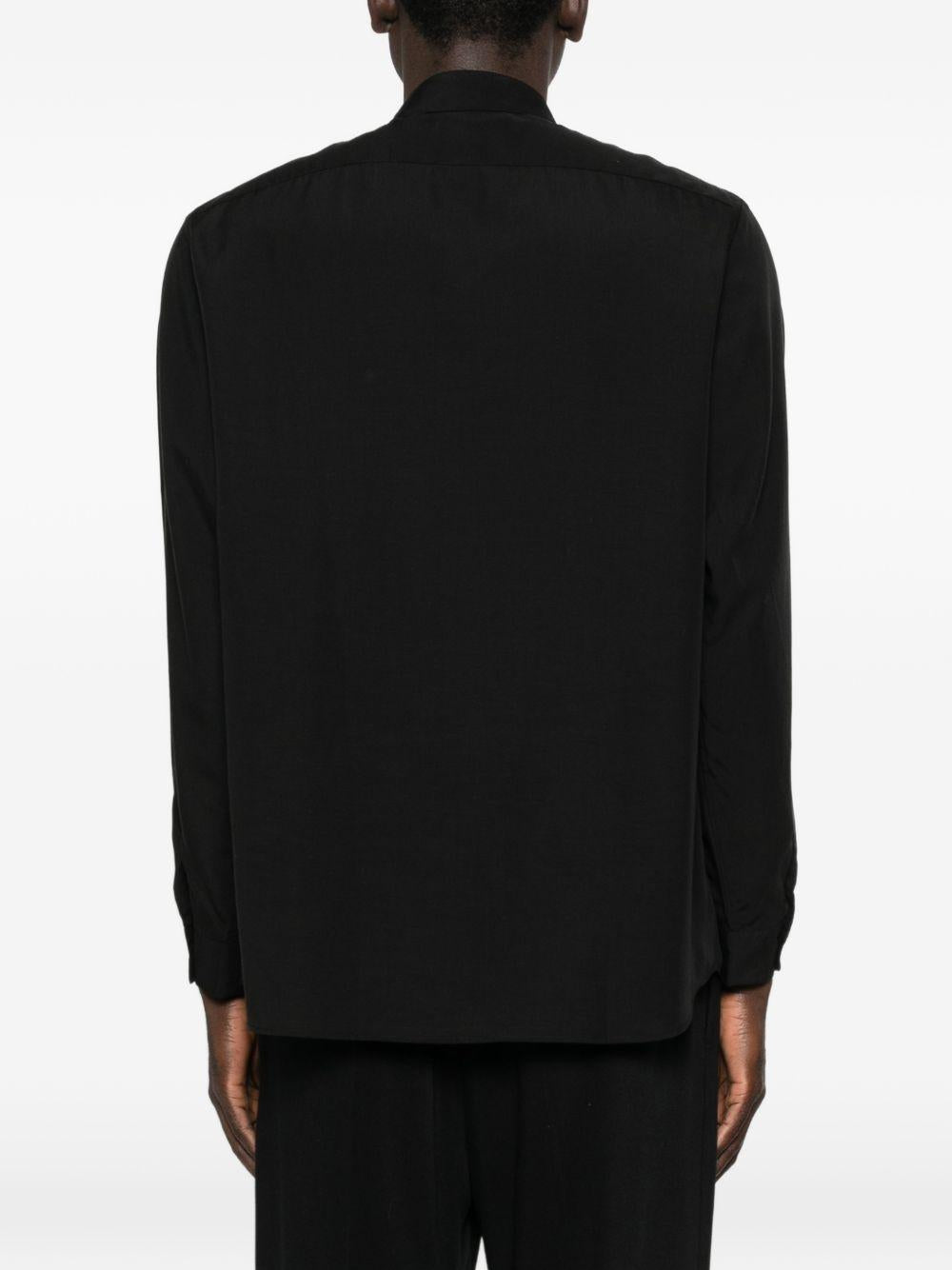 Camicia oversize in nero PAFLYNNPAC1996 999 LARDINI
