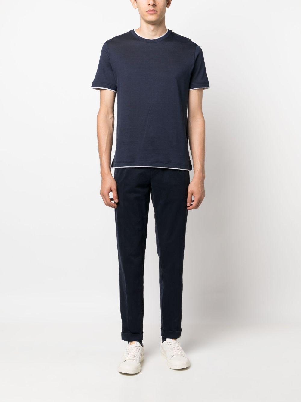 T-shirt X75TSHH04TES0H077 1113 BLUE GRIGIO CHIARO ELEVENTY