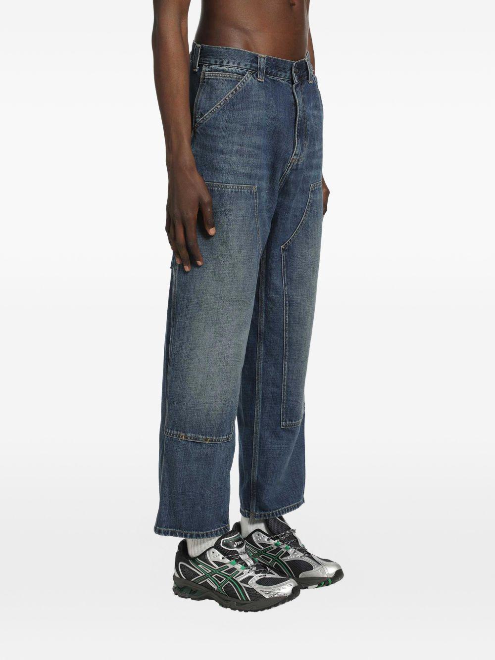 OG Double Knee Pant 'Camano' I036733 014L BLUE DARK USED WASH CARHARTT WIP