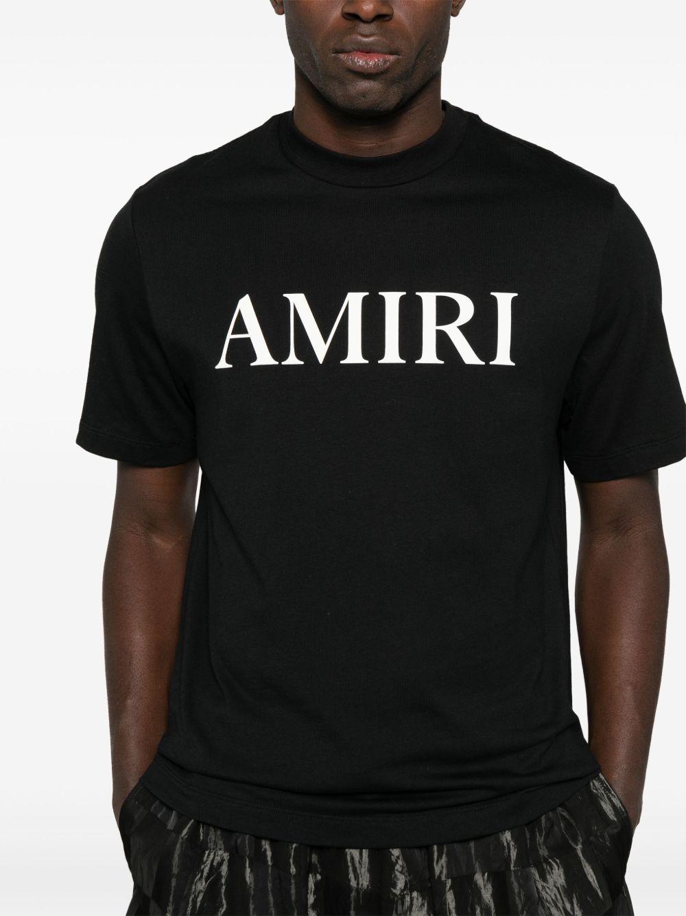 Amiri Rubberised-logo T-shirt AMJYTE1073 BLACK AMIRI