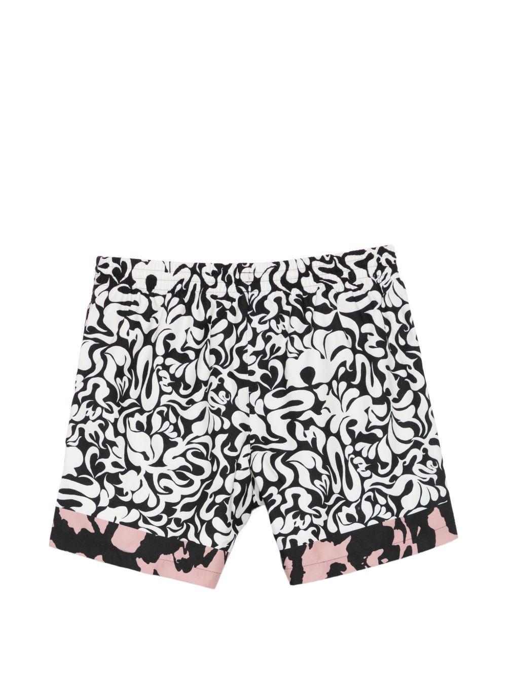 Printed Swim Shorts PHIBBS3168 900 BLACK DRIES VAN NOTEN