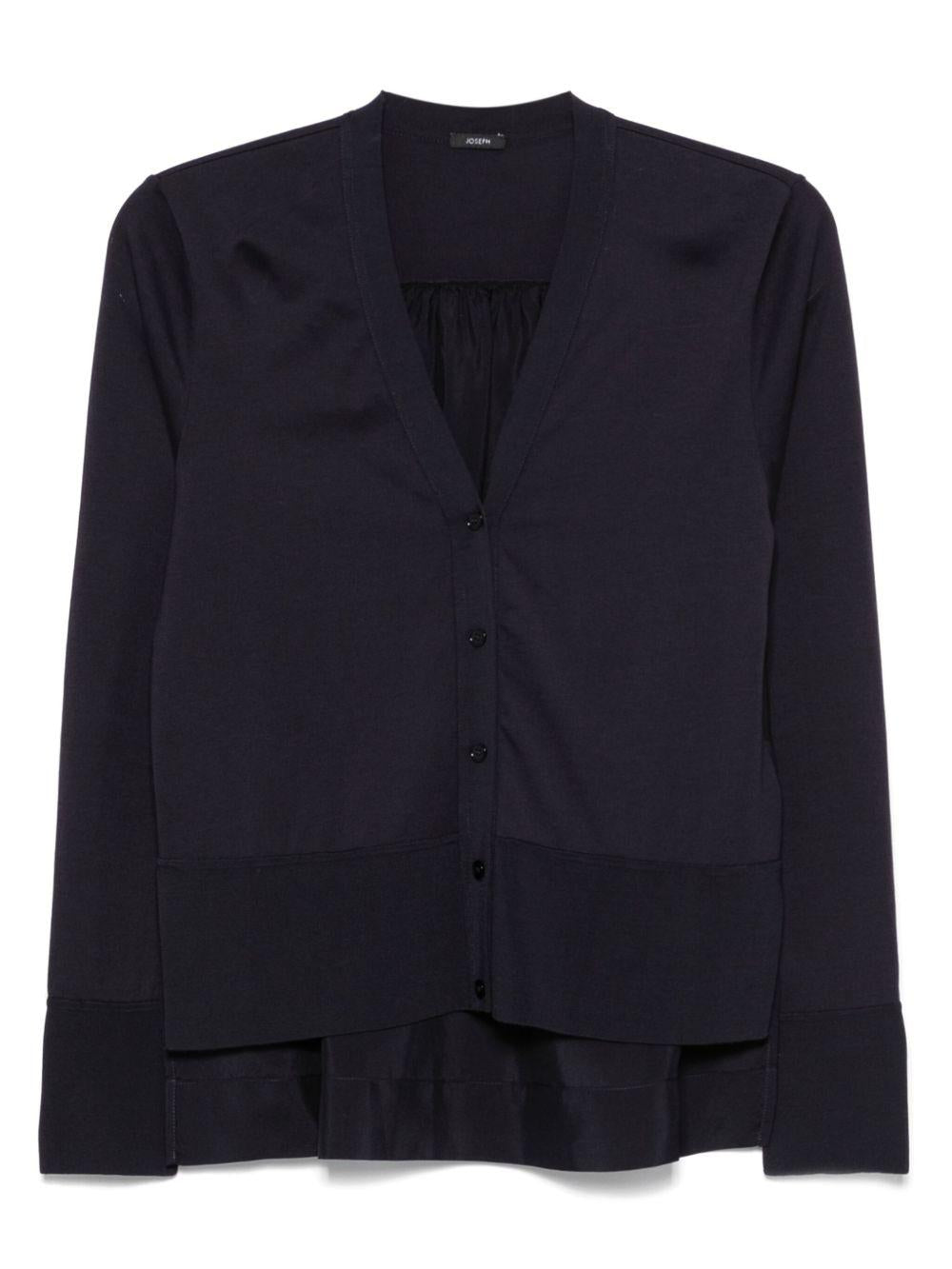 Top con pannelli a contrasto JF009051 0370 NAVY JOSEPH