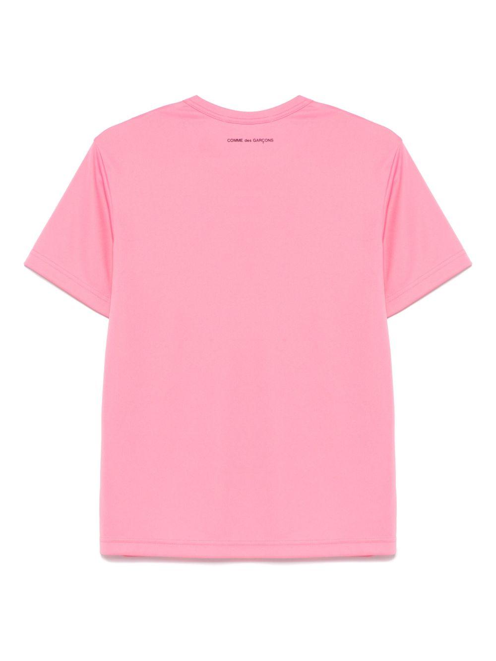 Pink T-shirt GOT005S25 3 PINK BLACK COMME DES GARCONS