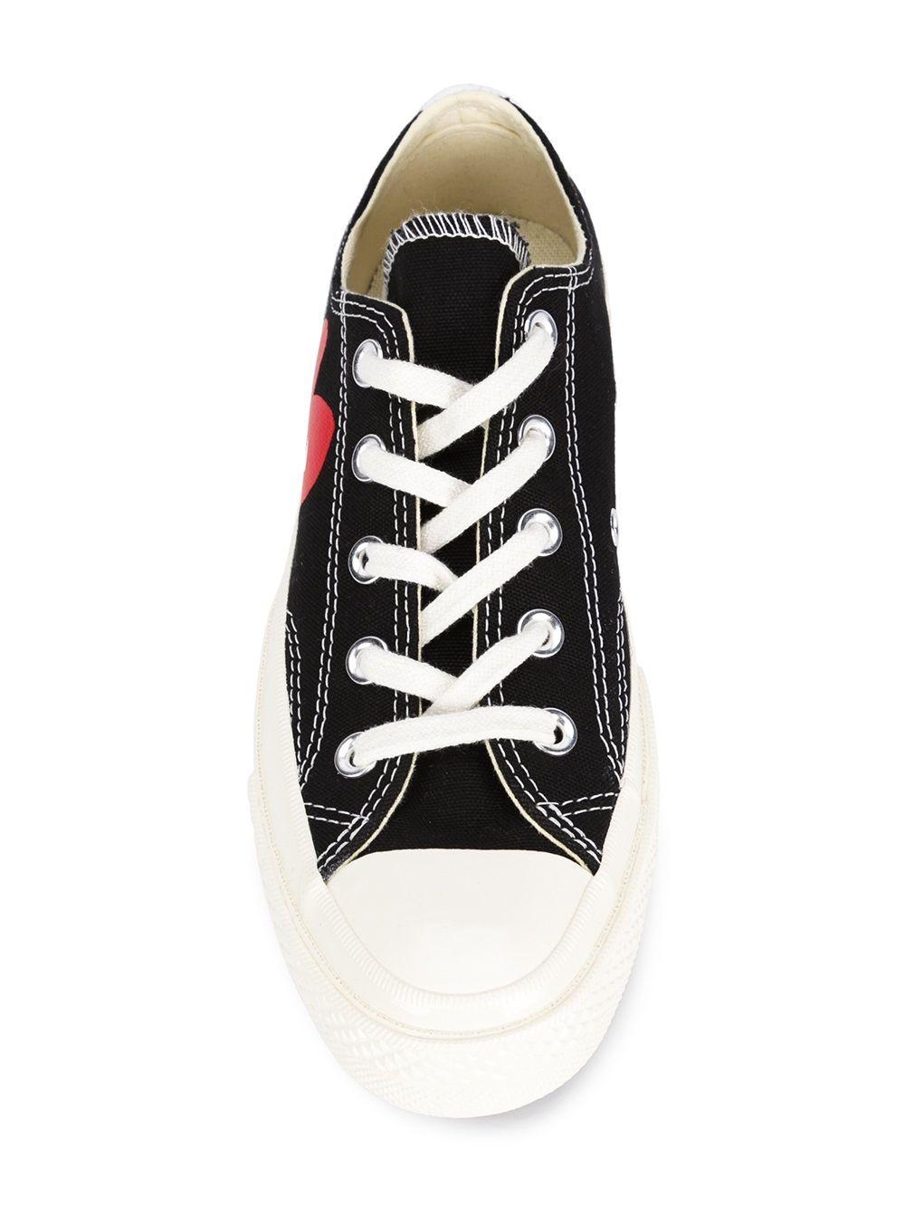 P1K111 1 BLACK COMME DES GARCONS PLAY X CONVERSE