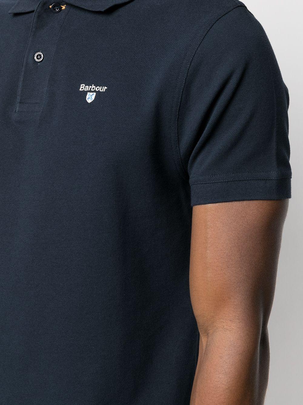 Polo in cotone MML0012 NY31 NEW NAVY BARBOUR