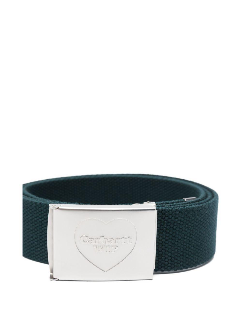 Heart Clip Belt I034631 320XX DEEP LAGOON CARHARTT WIP