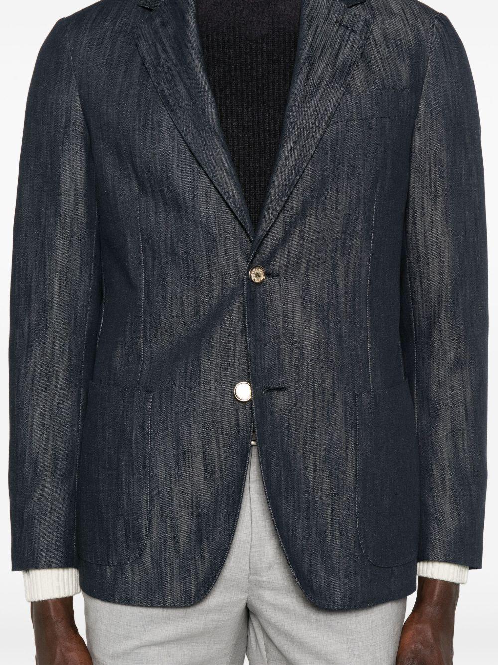 Blazer in Denim ES6202EHESIF64409 830 LARDINI