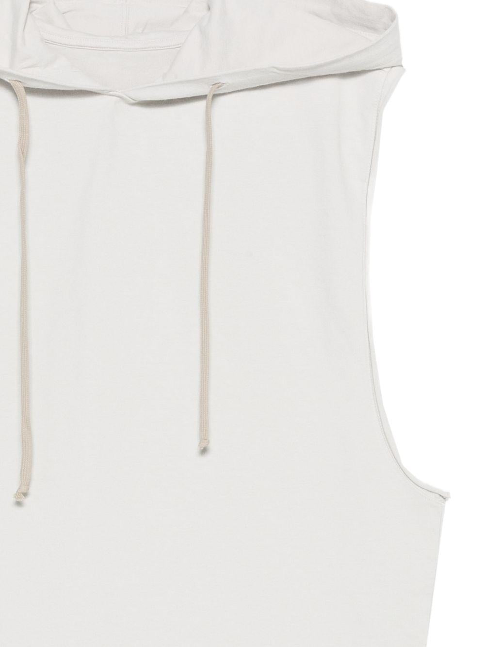 Gilet in jersey di cotone DU01F4165RIGP 51 MILK RICK OWENS DRKSHDW