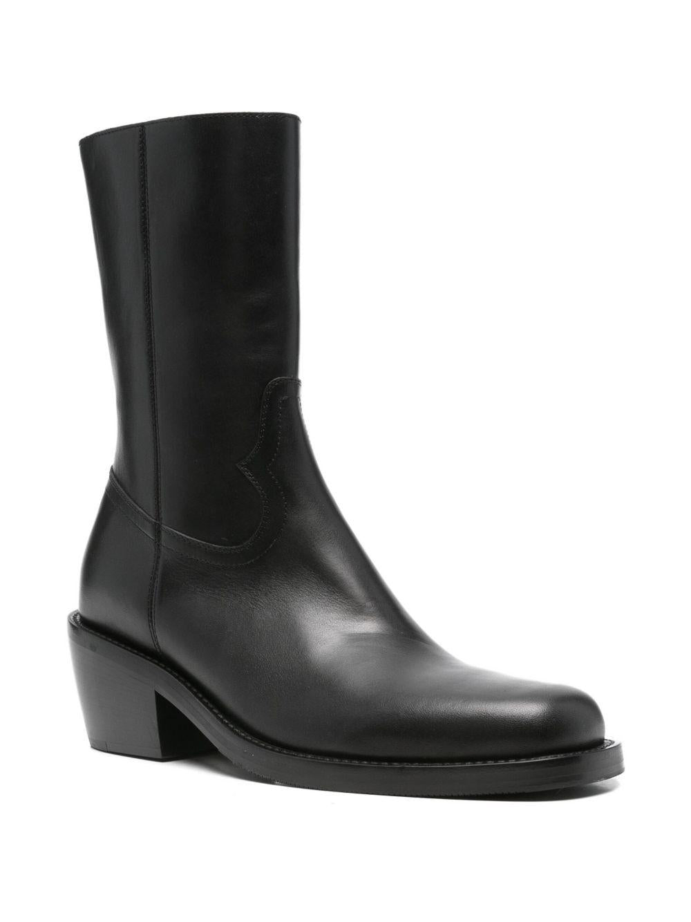 Black Zip Boots MS252753 900 BLACK DRIES VAN NOTEN
