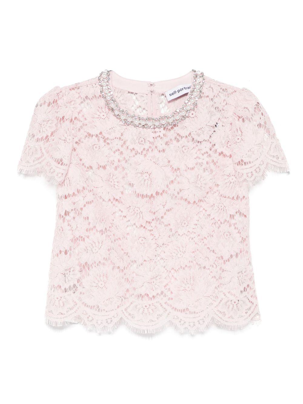 SS25049TP PINK SELF-PORTRAIT